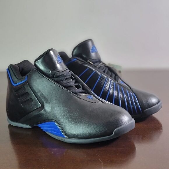 Adidas TMac 3 Restmond Black Blue Alphabounce Basketball Shoes Size 9 GY0258 New - Picture 10 of 13